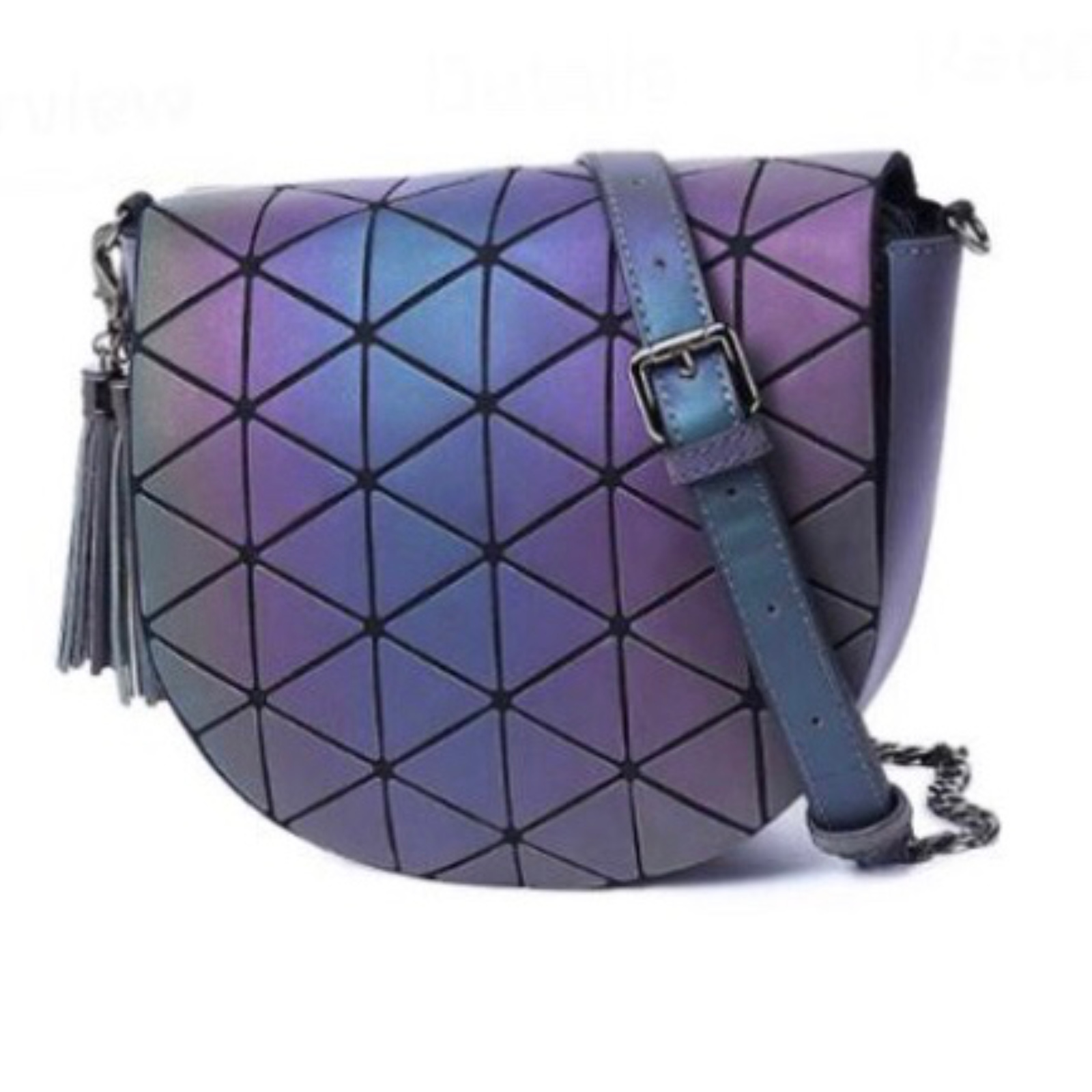 Reflective Colour Changing Crossover Bag With Tassel – The Tangerine Tree