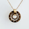 Rose Gold Necklace With White Inner & Numerals - Image 2
