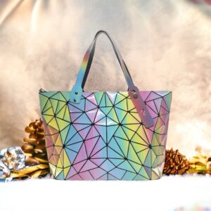 Reflective Rainbow Tote Bag