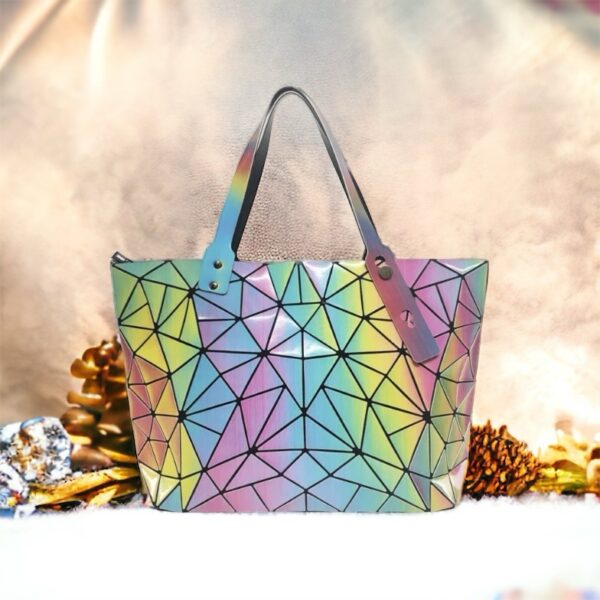 Reflective Rainbow Tote Bag