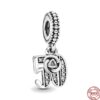 Silver & Cubic Zirconia 70 Charm - Image 5