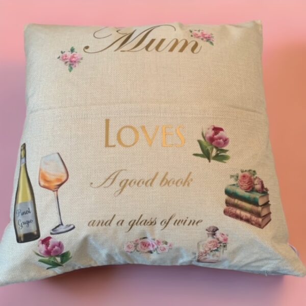 Personalised Nanny Pocket Reading Cushion - Image 19