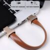 Brown - Black Premium Charger Bracelet (iOS & USB-c Connecter - Image 4