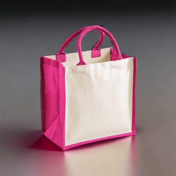 Personalised Floral Initial Jute Bag - Image 7