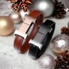 Brown - Black Premium Charger Bracelet (iOS & USB-c Connecter