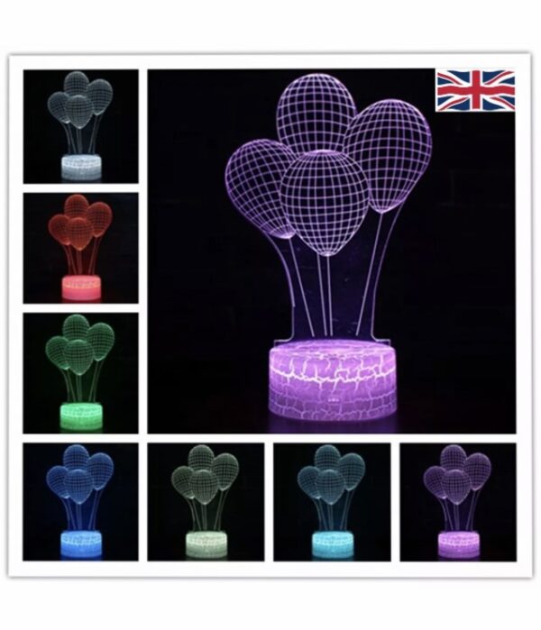 Personalised Wedding-Anniversary Day Led Lamp & Remote Control - Image 3