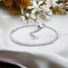 Silver Sparkle Adjustable Bracelet