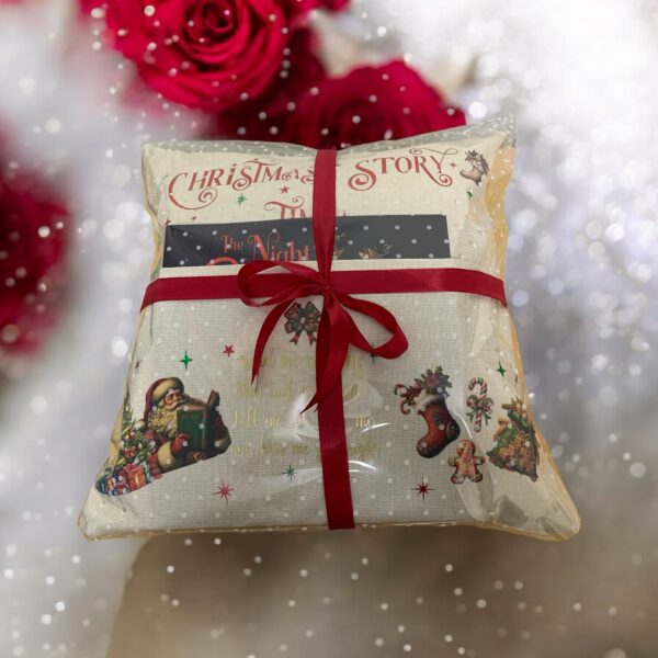 Christmas Story Time Personalised Pocket Cushion