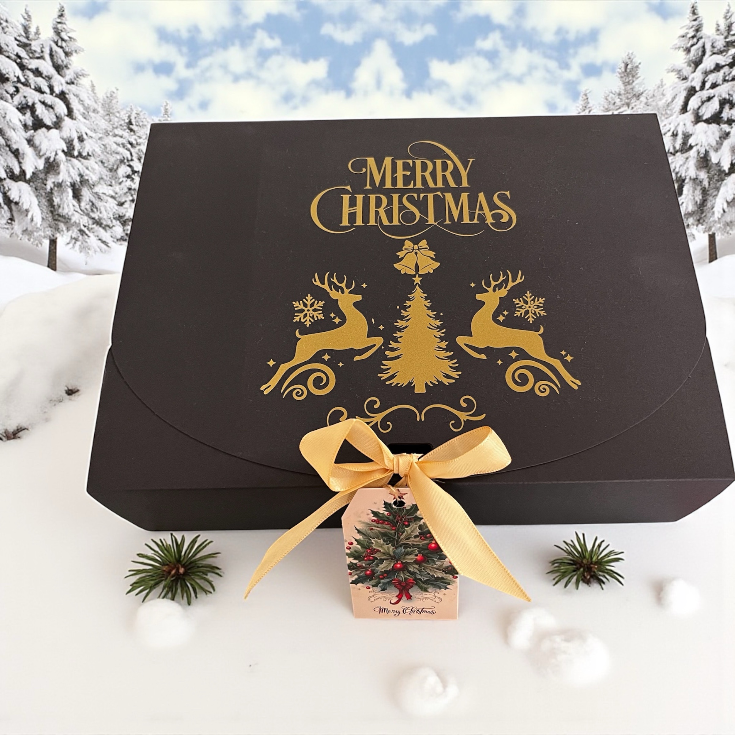 Beige Personalised Cotton Table Runner Gift Set - Image 2