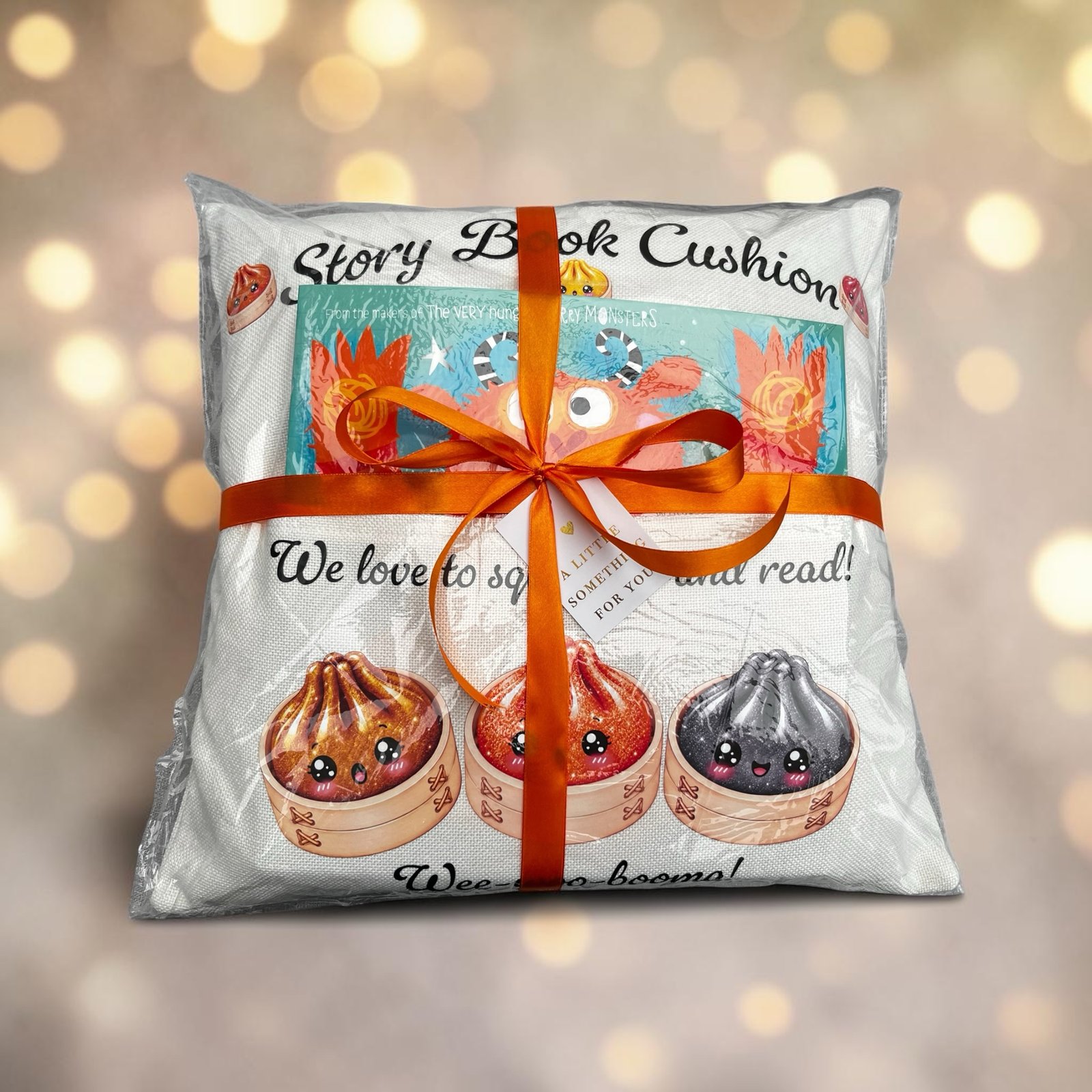 Squishy Dumpling Bedtime Story book Cushion - Image 4