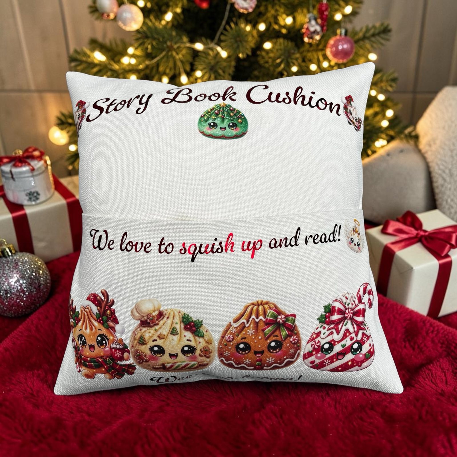 Squishy Dumpling Bedtime Story book Cushion - Image 8